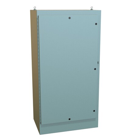 Hammond 1/4 Turn Latch Electrical Enclosures, 72.06 in H, 24.06 in D, 37.06 in W, NEMA 4, Steel 1418N4Y24QT